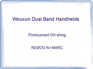 Wouxun KG-3UVD Handheld--Presentation for Montrose Amateur Radio Club