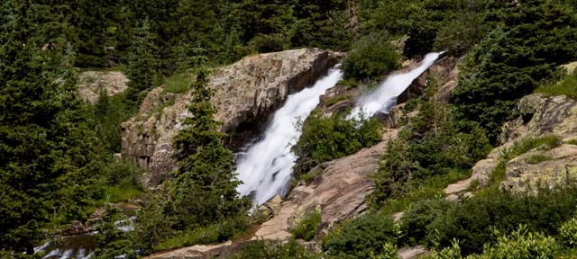 Twin Falls at Yankee Boy Basin
