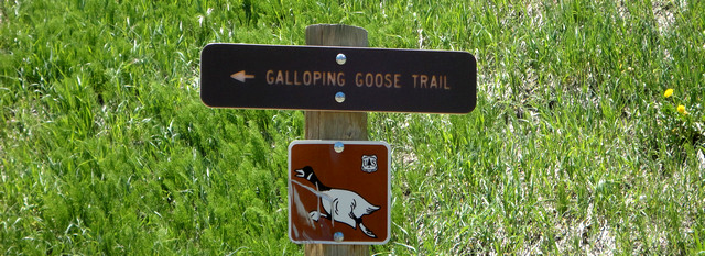 Galloping Goose Trail Sign