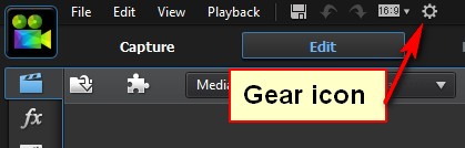The gear icon in PDR takes you directly to Preferences